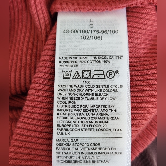 GAP Sleeveless Maxi Dress In Courtyard Brick L - Picture 8 of 9